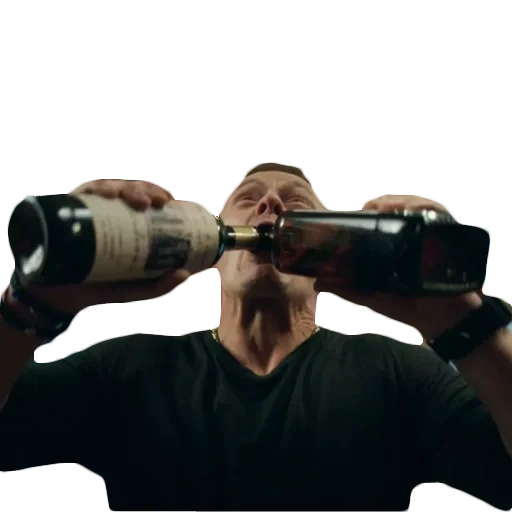 humano, botella, el hombre, alcohol, alcoholismo de cerveza