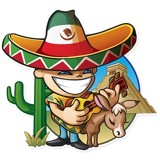 флаг, сомбреро, мексика сомбреро, мексиканское тако, мексиканская шляпа арт