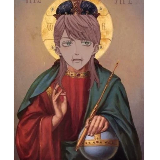 anime icons, icon almighty, the icon of christ the savior, orthodox anime icons, icon lord almighty power