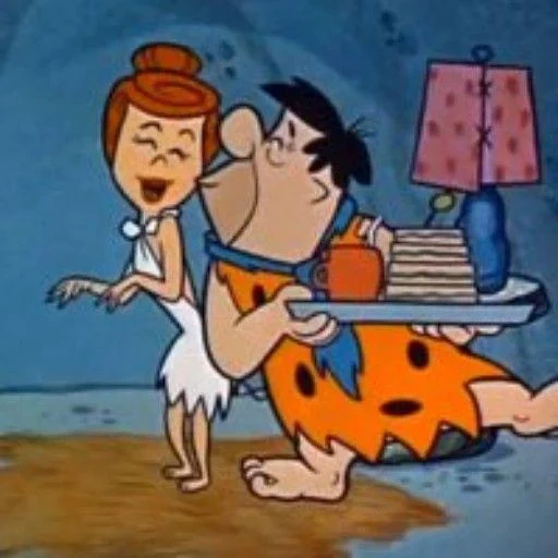 la esposa de frings, la esposa de fred frings, flint de la familia de la torta, familia flint 1960, animación de la película flint