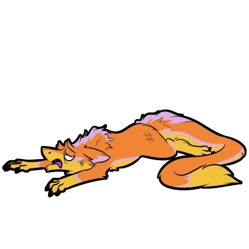 fox, fox, fox flame, animação de raposa