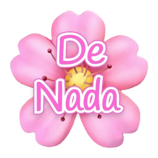 mujer joven, flor de emoji, emoji forget me no