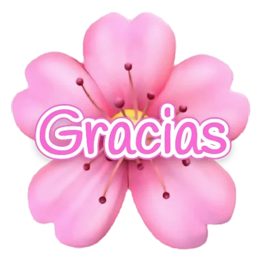 flores, flor de emoji, emoji sakura, flor sonriente, flor de emoji