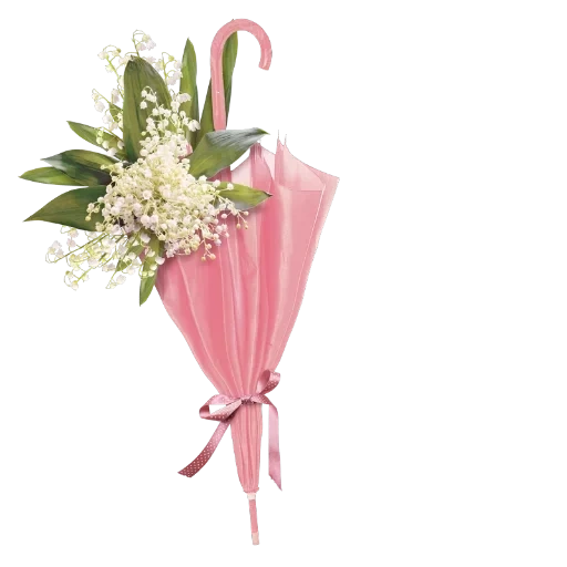 зонтик цветок, розовый зонтик, зонтик свит дизайн, цветы зонтике декор, зонтик цветов прозрачном фоне