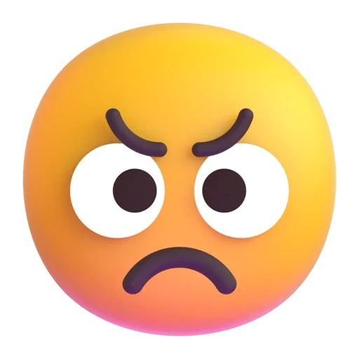 emoji, emoji arrabbiato, palla rossa 5, ho implorato emoji