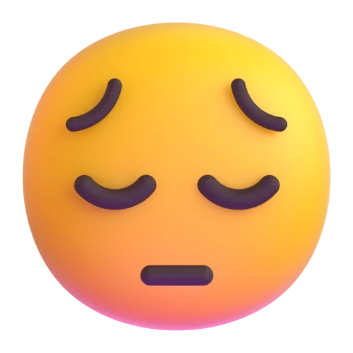 emoji, emoji pads, emoji disappointment