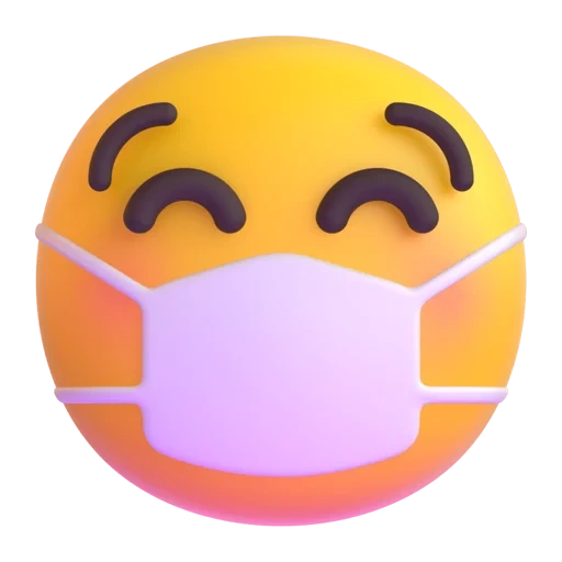 emoji, emoji face, smiley mask, winking emoji, smiley forum masking face