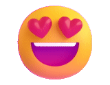 emoji, smiley bg, fluent emoji, the smiley face heart, smiley face love