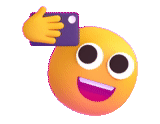 emoji, selfie dengan emoji, selfie ekspresi, smiley face selfie
