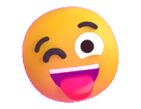 emoji, emoji, screenshot, winking emoji