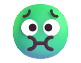 emoji, smiling face, green smiling face, emoji robot, smiling face fun green