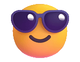 emoji, emoji, lunettes à emoji, lunettes souriantes, lunettes ensoleillées emoji
