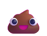 ein spielzeug, kakash emoji, mocco emoji brown poo power bank