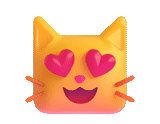 gato emoji, emoji kotik, toy cat soft joy feliz bebé