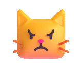 emoji kucing, kucing emoji, smiley kitty, kucing emoji tertawa