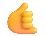 emoji, dedão, o dedo emoji, polegar para cima, smileik é um polegar