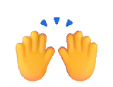 emoji hurra, mano de emoji, piel emoji, dedo de emoji, emoji es una palma marrón