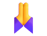 logo, tangan emoji, desain logo, logo bintang roket, logo rostelecom 2021