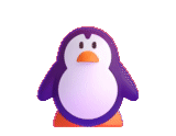pinguin, penguin 2d, penguin dengan latar belakang putih, kurnosiki 25165 penguin