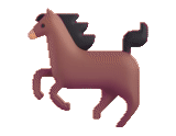pferd, ein spielzeug, pferdehundikone, zehen springendes pferd 58*50*28 cm