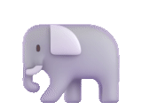 elefant emoji, elefantenzucker, zuckerelefant elefant, zucker elefant ql10198-gy, sugar tower qualy elephant grey