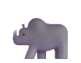 gajah, puf hippo, gajah gajah gula, sugar elephant ql10198-gy, menara gula gajah gajah gajah