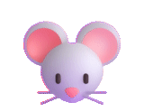 a toy, the mouse is sweet, mouse muzzle, emoji mouse, muzzle mouse
