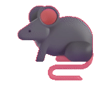 ratón, pi mouse, rata del ratón, sonrisa de rata, sonrisa mouse