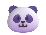 панда, игрушка, панда шоп, панда голова, фиолетовая панда игрушка
