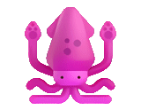 осьминог, розовый осьминог, игрушка осьминог, мягкая игрушка осьминог