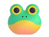 лягушка emoji, маска лягушки, голова лягушки, эмоджи андроид лягушка, kidcore эстетика лягушка