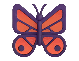 бабочка icon, бабочка символ, бабочка значок, иконка бабочка, бабочка рисование малышей