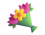 fleurs artisanales, cadeau de fleur, bouquet souriant de fleurs, fleur en bois jouet, toy suspended bondbon flower