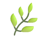 rama de emoji, el tallo de la flor, emoji vetochka, emoji es una hoja verde