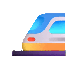 эмодзи поезд, эмоджи поезд, иконка поезд, поезд значок цветной, скоростной поезд эмоджи