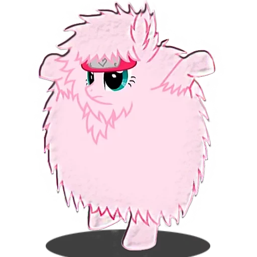 frafi, embossed puffs, fluffle puff, flafi puff pony, dark bubble