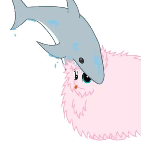 hiu sayang, shark dolphin, lumba lumba yang lucu, hewan laut yang indah, baby scarc pink shark