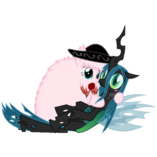 fonte de fuga, fluffy puff crisalis, fluffle puff crisalis 18, rainha crise crisalis fofo fofinho, flufffle puff e queen chrysalis fluffalis