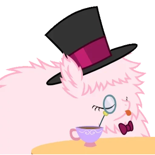 flafipov, flafi puff man, fluffle puff sticker, little maverafi puff man