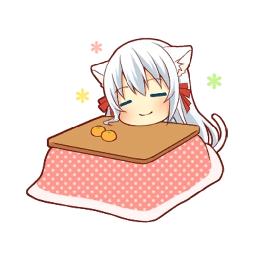 anime, kotatsu rem, arte de anime, kotatsu blic, anime kotatsu