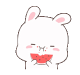 kawai, fluffy bunny, dessin de kawai, belle peinture cawai