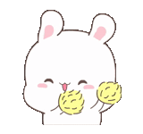 каваи, fluffy bunny, каваи рисунки, рисунки кавай, гиф kawaii cute bunny
