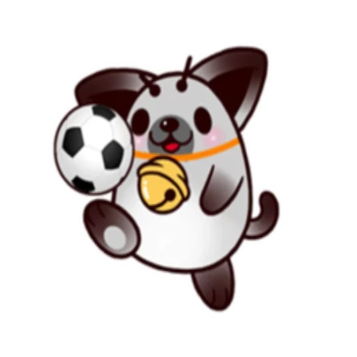 dog, kavai cattle, a lovely animal, cute animal pattern, cat football cartoon
