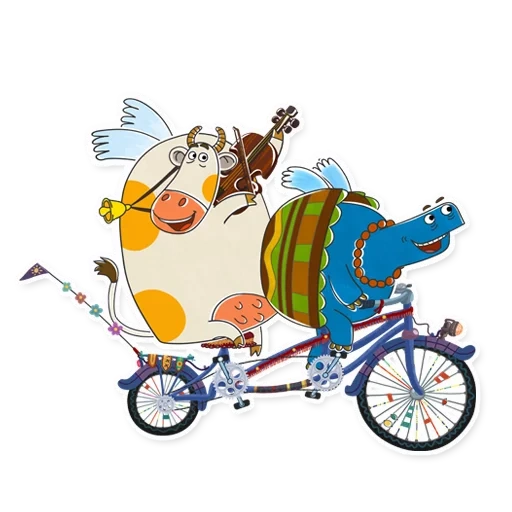a flying beast, elephant bike, bear bicycle, flying beast bamboo slips, flying beast album