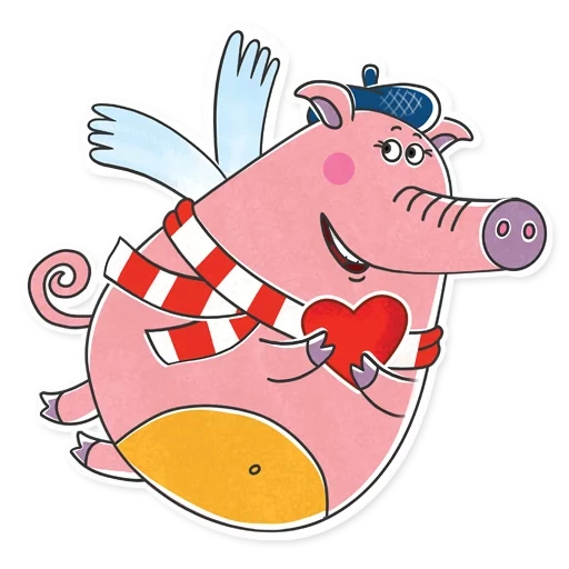 porcin, pig sophie, animaux volants sophie, animaux volants cochon, pig sophie flying animaux
