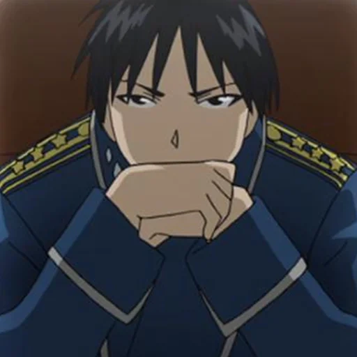 anime, heróis do anime, roy mustang, alquimista de aço kuro, alquimista de aço de anime