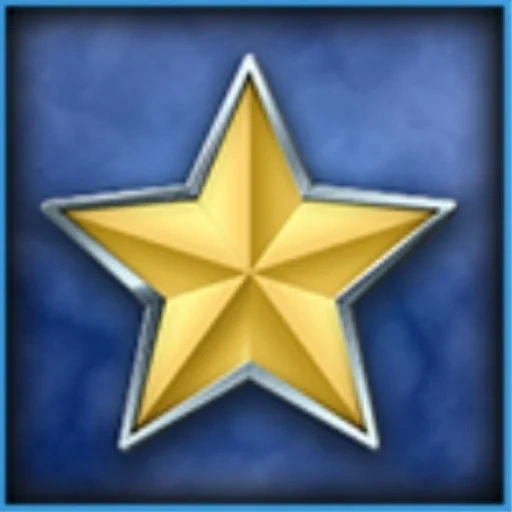 star, capture d'écran, étoiles dorées, étoile avec badge doré