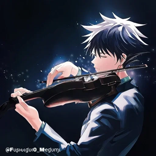 idées d'anime, art anime, les gars de l'anime, violon d'anime, personnages d'anime