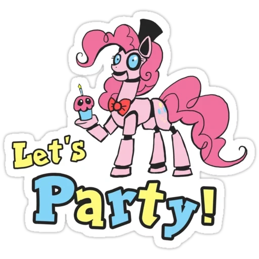 pinki card, pinki fnaf, pinky freddy, pinky animation, my little pony pinkie pie