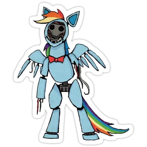 rainbow dash, poni spielen comic, pony animatronik, reinbow dash animatronik, pony animatronik rainbow